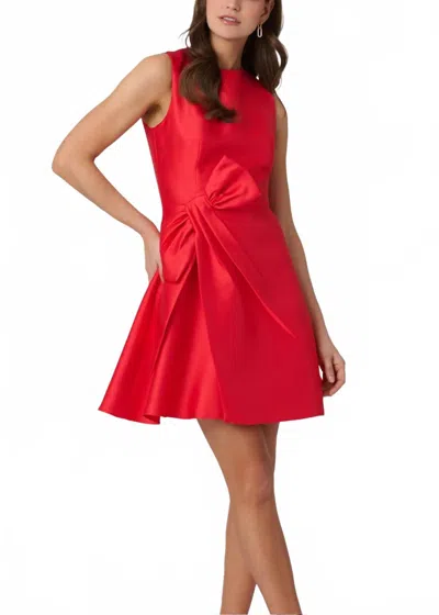 Shoshanna Midnight Chrystie Mini Dress In Apple In Multi