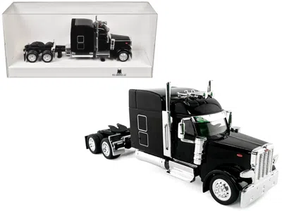 Ho Logistics Replicas Peterbilt 589 With Stand Up Sleeper Cab Black 1/87 (ho) Plastic Model Car By Ho