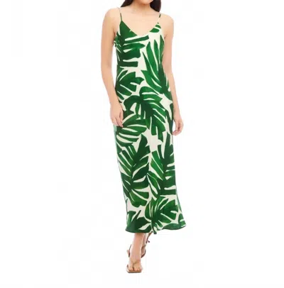 Fifteen Twenty Carie Bias Slipdress In Green