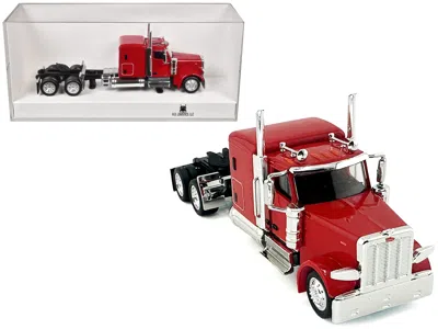 Ho Logistics Replicas Peterbilt 589 Truck With 72 Inch Sleeper Red 1/87 (ho) Plastic Model Car By Ho