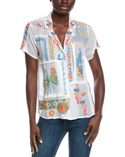 Johnny Was Petra Shirt In White