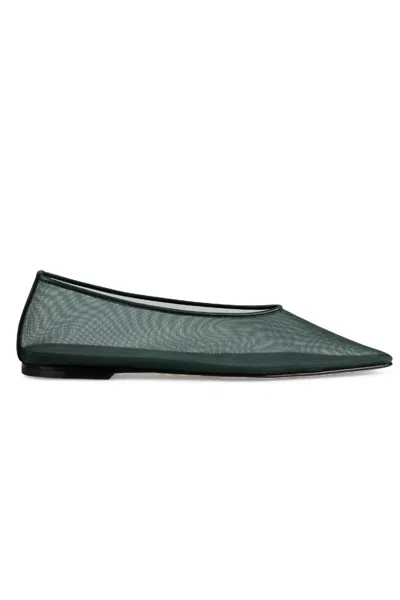 Dear Frances Women's Topo Flat Shoes In Emerald In Animal Print