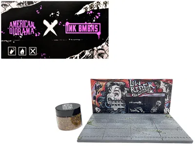 American Diorama X Ink Bmbrs - La Lowrider Street Art Diorama For 1/64 Scale Models In Gray