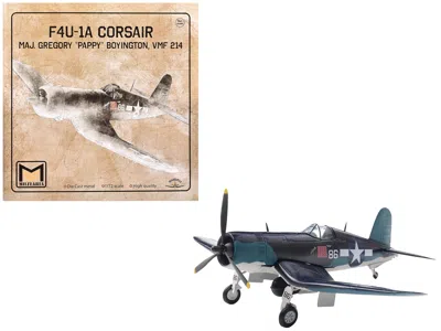 Militaria Die Cast Vought F4u-1a Corsair Fighter Aircraft "maj. Gregory "pappy" Boyington Vmf 214" United States Marine