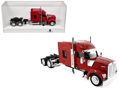 Ho Logistics Replicas Kenworth W990 With Stand Up Sleeper Cab Red 1/87 (ho) Plastic Model Car By Ho
