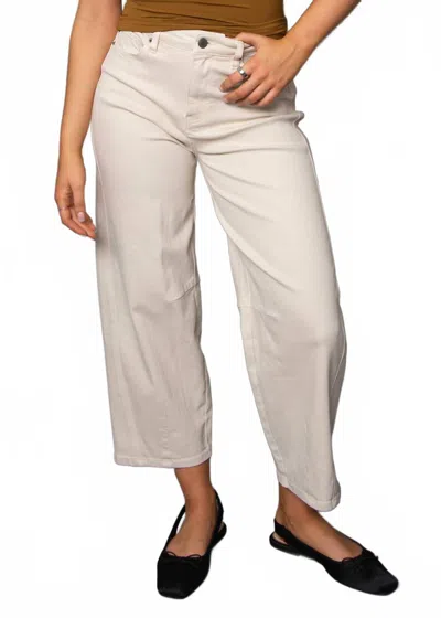 Rd Style Barni Stretch Twill Barrel Pant In Natural In White