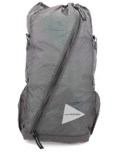 And Wander Sil Daypack Backpack In Gray