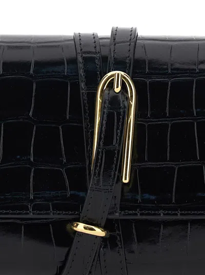 Liffner Belted Clutch In Black