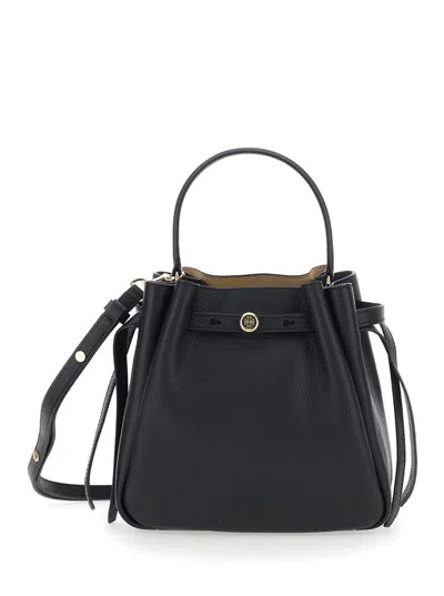 Tory Burch Romy Bucket Bag In Black