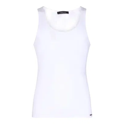 Tom Ford Sleeveless Crewneck T-shirt In Multi
