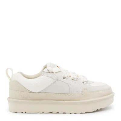 Ugg Lo Lowmel Mesh And Suede Sneakers In Neutral