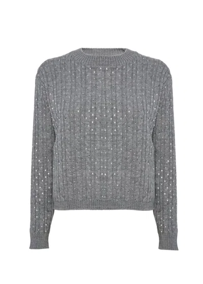 Max Mara Sweaters In Gray