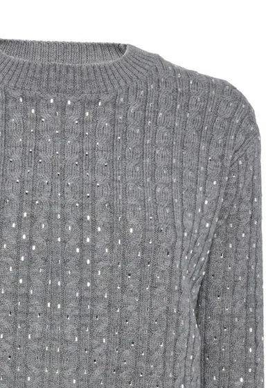 Max Mara Sweaters In Gray