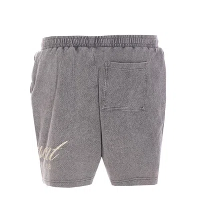 Represent Elasticized Logo Shorts In Gray