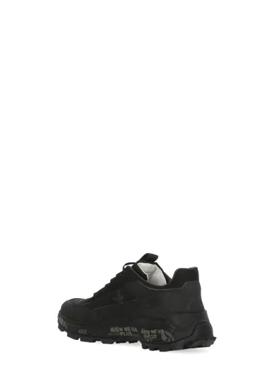 Premiata Devin Sneakers In Black Fabric In Black