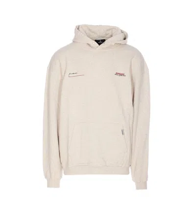 Represent Classic Hoodie With Front Kangaroo Pocket And Adjustable Drawstring In Neutral