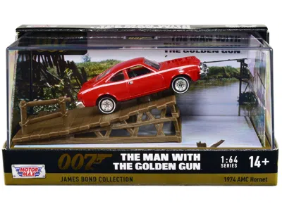 Motormax 1974 Amc Hornet Red With White Stripes James Bond 007 "the Man With The Golden In Multi