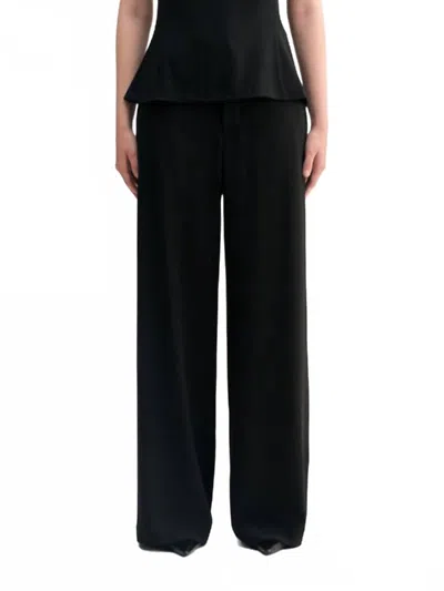 Mila Los Angeles Trouser Sweatpants In Black In Black