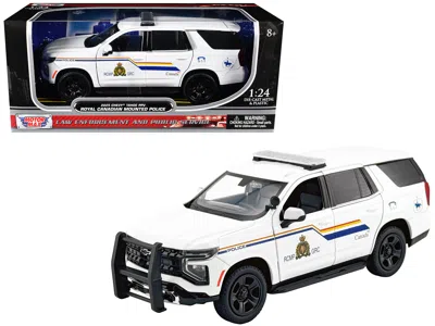 Motormax 2025 Chevrolet Tahoe Ppv With Light Bar "rcmp Royal Canadian Mounted Police" White "law Enforcement In White