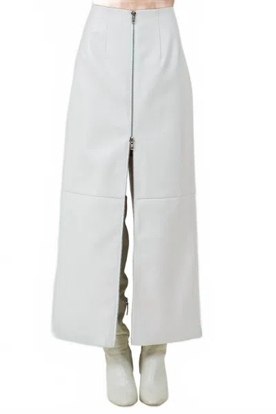 Whiteroom+cactus Janice Maxi Skirt In Light Stone In Multi