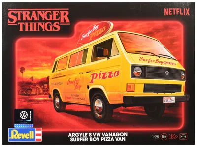 Revell Level 3 Model Kit Argyleâ€s Volkswagen Vanagon "surfer Boy Pizza" Van "stranger Things" (2016-curren