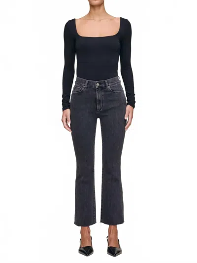 Dl1961 - Women's Bridget Boot High Rise Crop Jeans In Night Shade In Multi