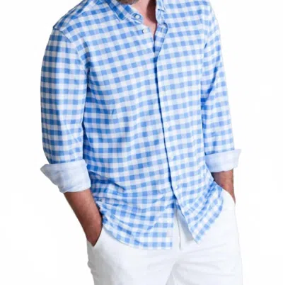 Buki Work Week Check Shirt In Blue In Blue