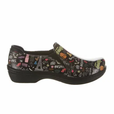 Klogs Footwear Women's Moxy Slip-on Work Clog In Paris Patent In Multi