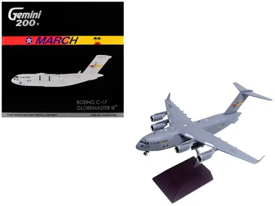 Geminijets Boeing C-17 Globemaster Iii Transport Aircraft "march Air Reserve Base" United States Air Force "gem