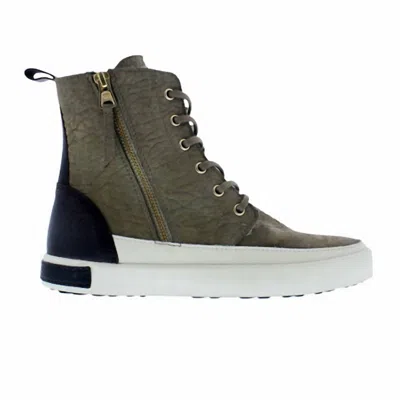 Blackstone Women's Ludlow High Top Sneaker In Cub In Green