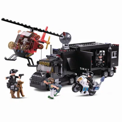 Sluban Police Command Vehicle Truck Building Brick Set (540 Pcs)