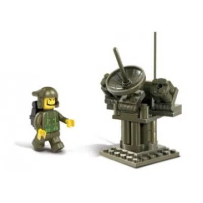 Sluban Land Forces Radar Station Building Brick Kit (44 Pcs)
