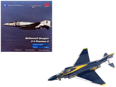 Hobby Master Mcdonnell Douglas F-4j Phantom Ii Fighter-bomber Aircraft "blue Angels Cdr. Harley Hall 1970 To 1971