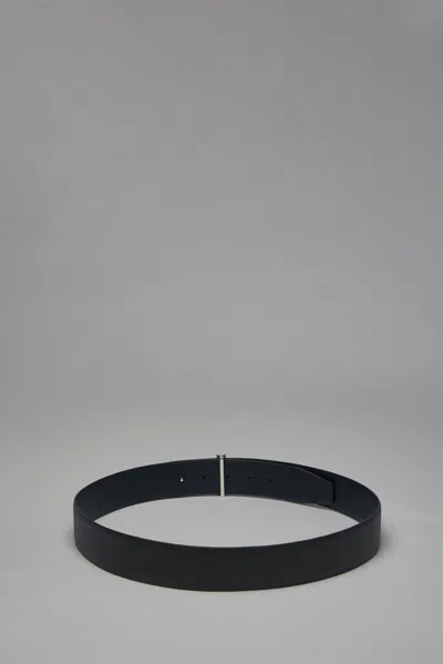 Tom Ford Soft Grain Leather Reversible T Belt 40mm In Black