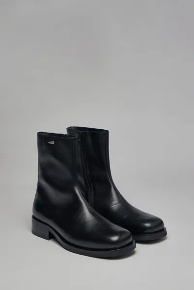 Our Legacy Camion Leather Boots With Zip In Multi