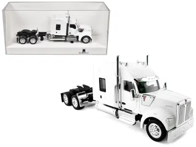Ho Logistics Replicas Kenworth W990 With Stand Up Sleeper Cab White 1/87 (ho) Plastic Model Car By Ho