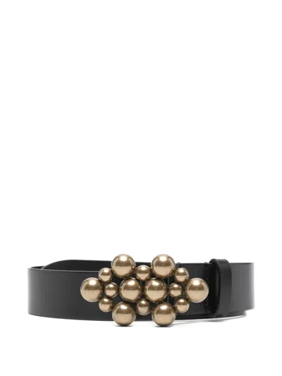 Isabel Marant Vickia Buckle Belt In Black