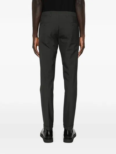 Prada Button-fastening Trousers In Black