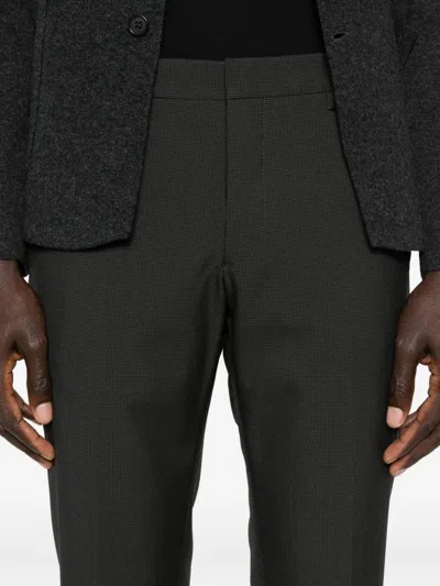 Prada Button-fastening Trousers In Black
