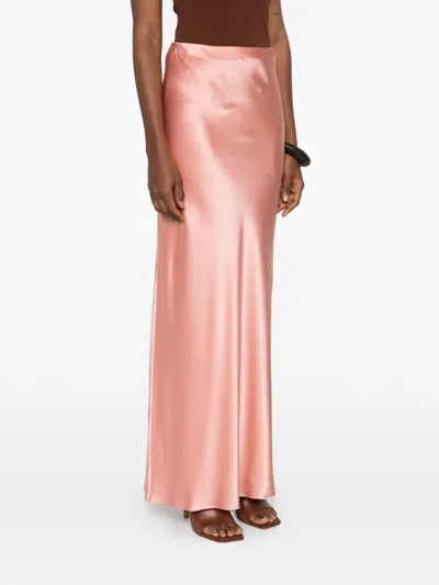 Cult Gaia Chantel Maxi Skirt In Pink