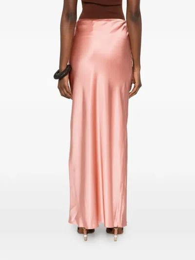 Cult Gaia Chantel Maxi Skirt In Pink