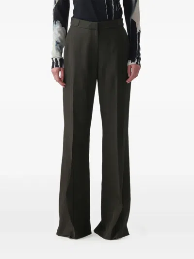 Jason Wu Collection Back-slit-detail Trousers In Green