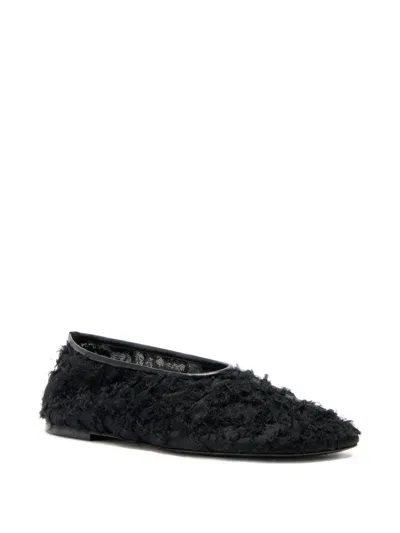 Proenza Schouler Glove Lace Ballet Flats In Black