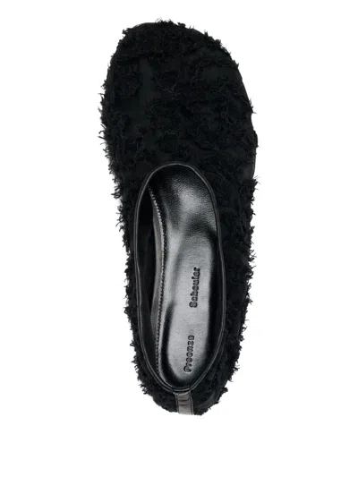 Proenza Schouler Glove Lace Ballet Flats In Black
