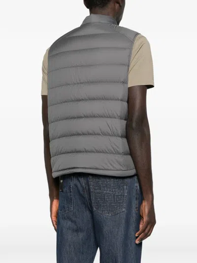 Moncler Zip Quilted Gilet In Multi