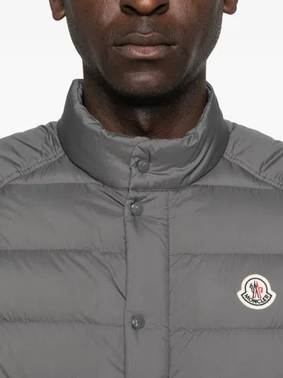 Moncler Zip Quilted Gilet In Multi