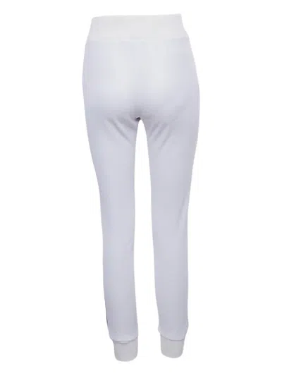 Pre-owned Fendi Side-stripe Track Pants In White