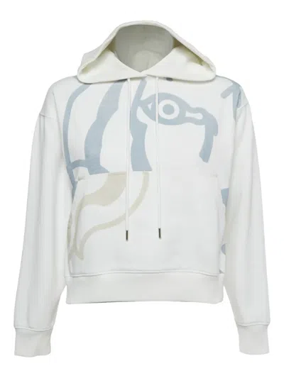 Pre-owned Kenzo Cotton Hoodie In White
