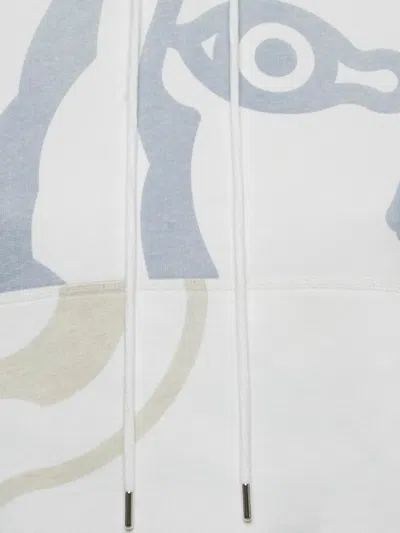 Pre-owned Kenzo Cotton Hoodie In White
