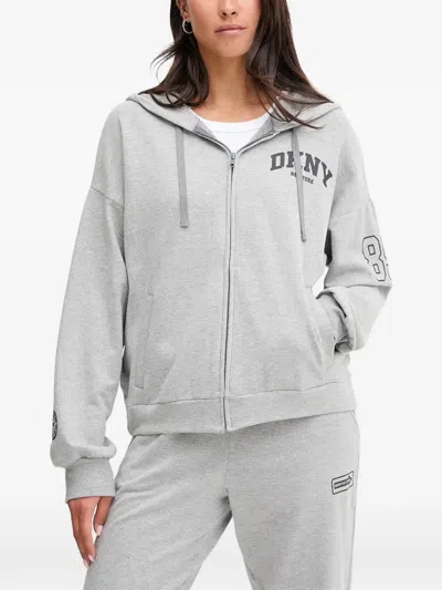 Dkny Hooded Zip-up Pyjama Set In Multi